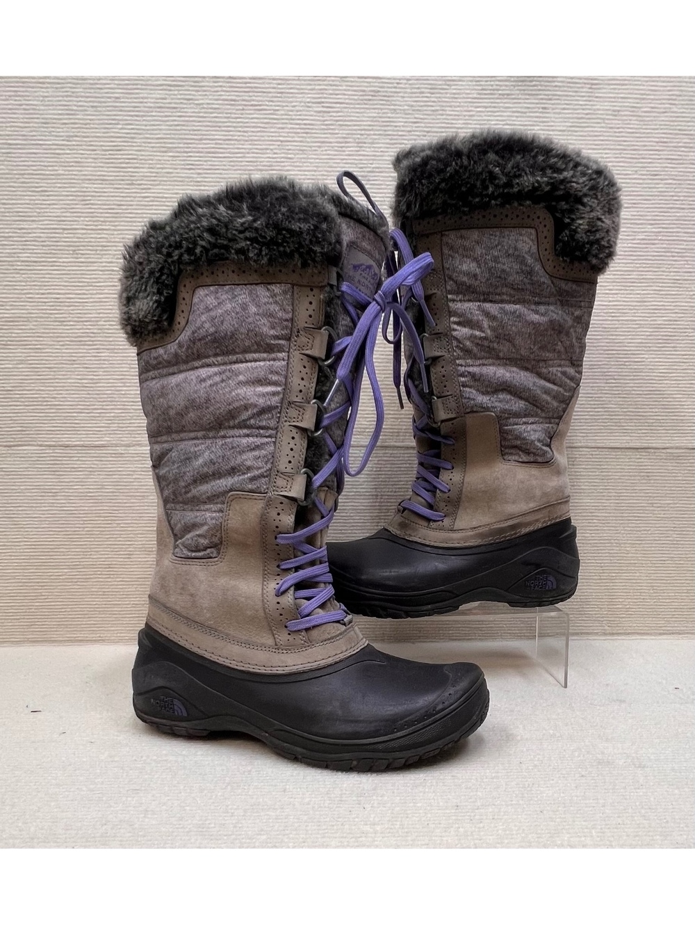 North Face Shellista II Tall Winter Boots Women Size 8 CXQ2